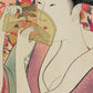 Geisha Holding a Comb by Kitagawa Utamaro