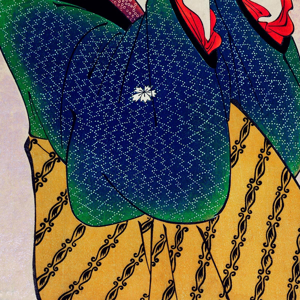 Geisha Fumi Yomu Onna by Kitagawa Utamaro