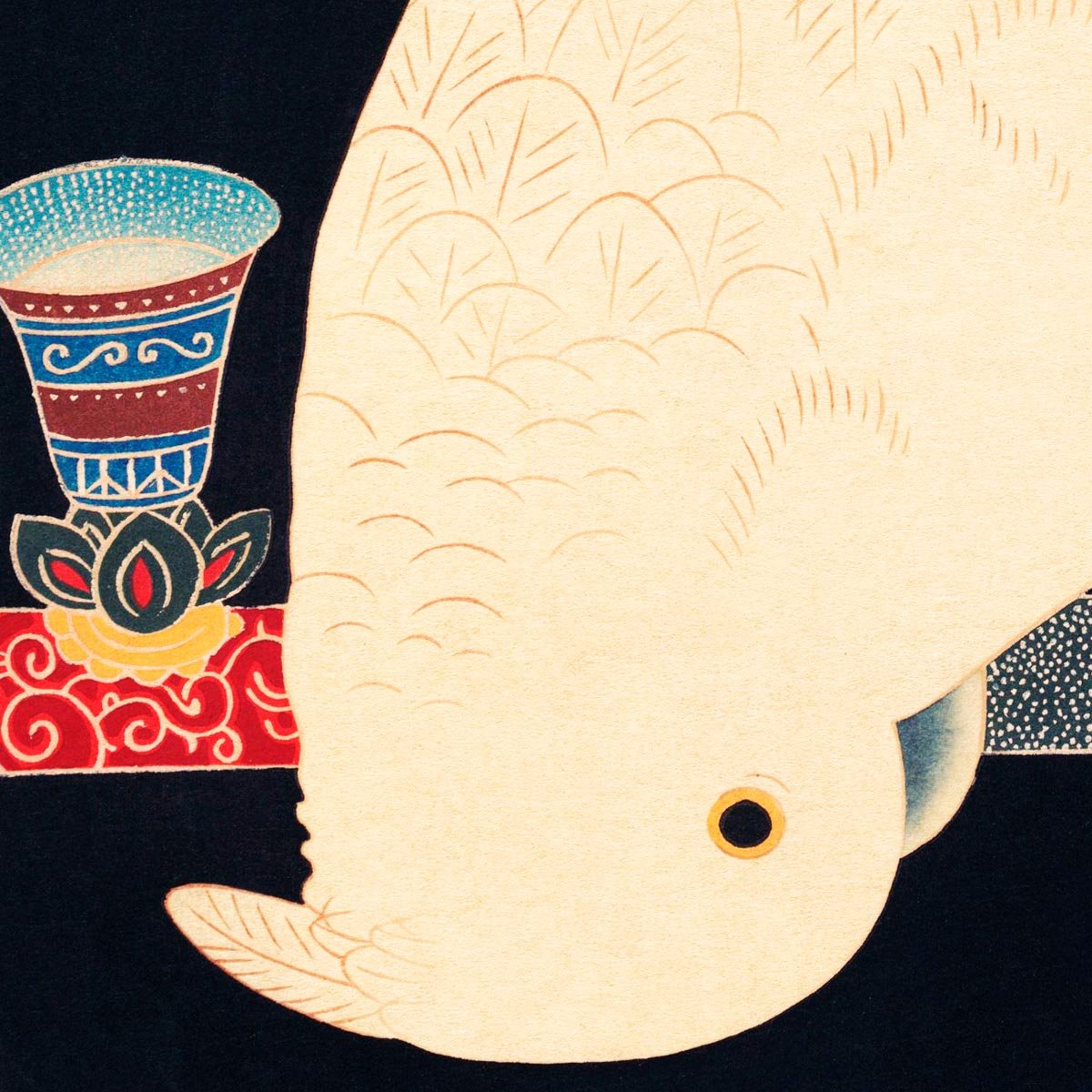 A White Macaw by Ito Jakuchu
