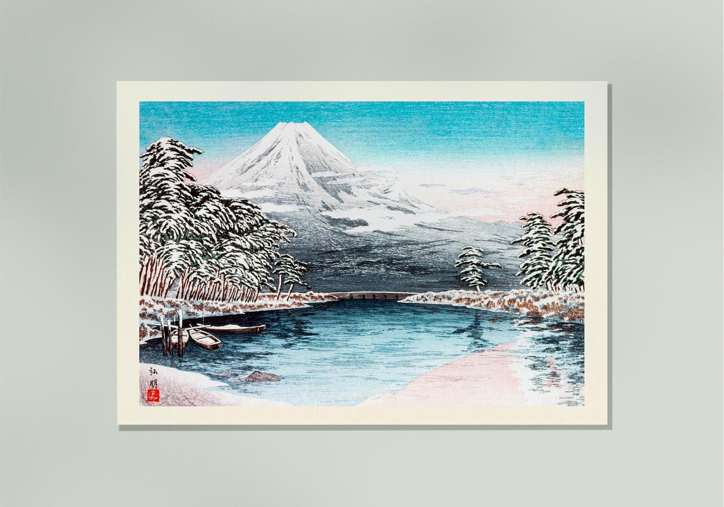 Mount Fuji from Tagonoura by Takahashi Shōtei