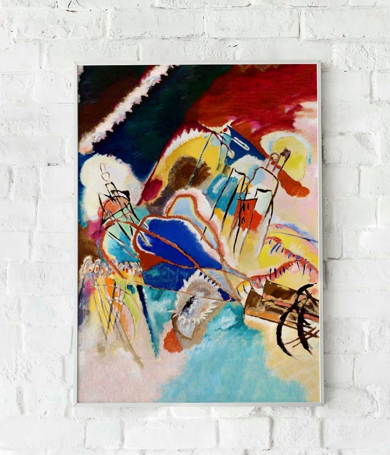 Improvisation No. 30 by Wassily Kandinsky Poster