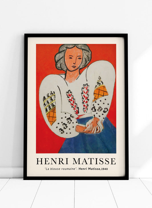 La Blouse Roumaine by Henri Matisse Print