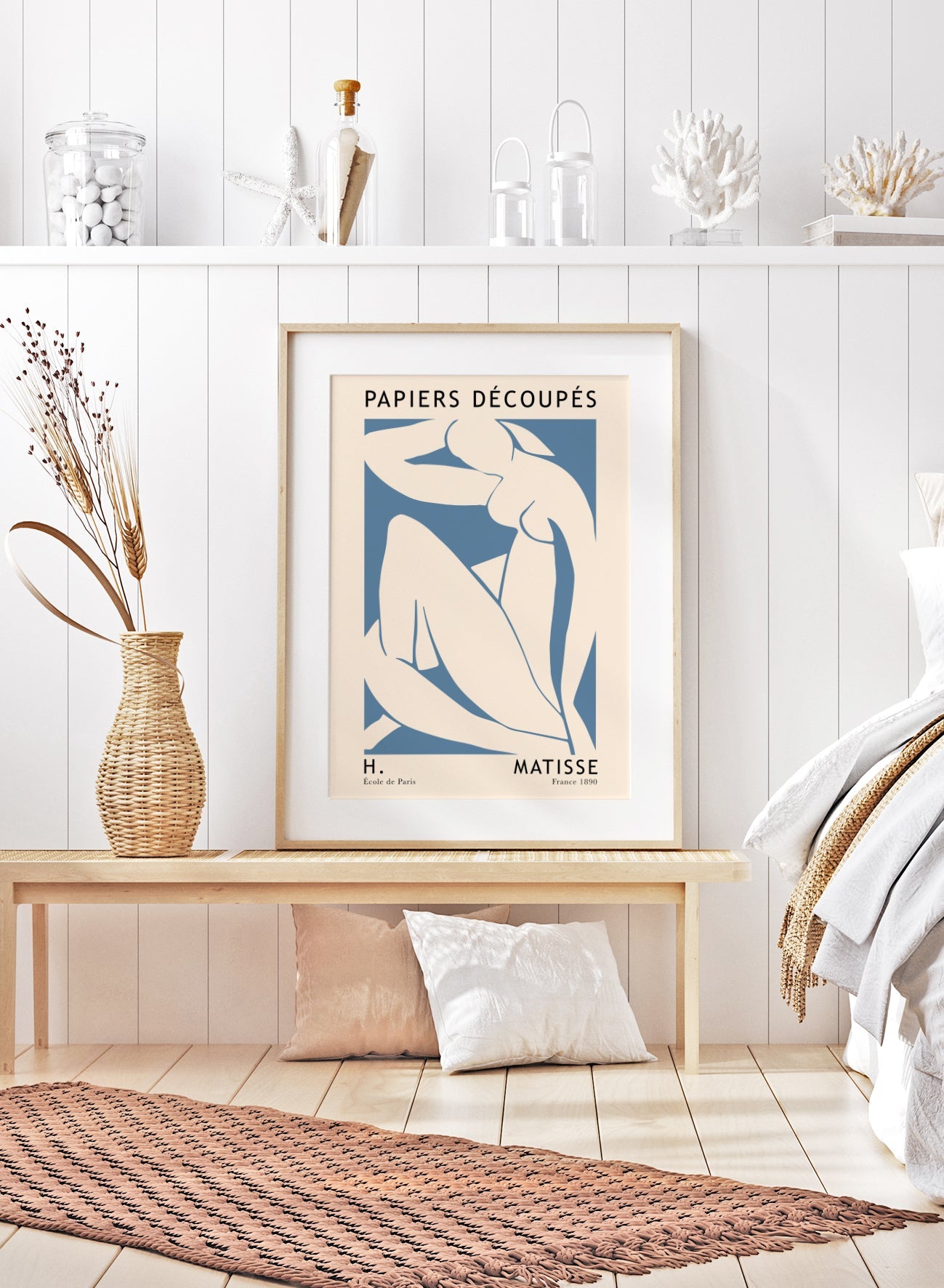 Blue Nudes, v03 by Henri Matisse Print