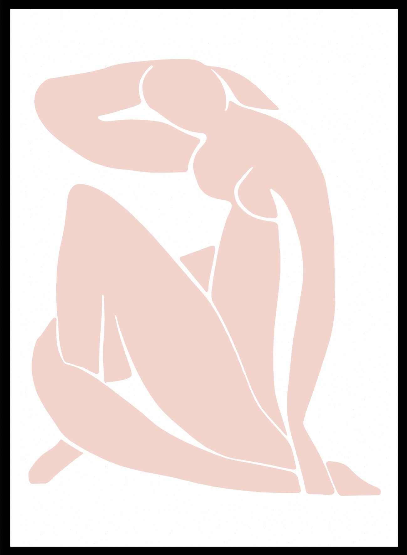 Henri Matisse Blue Nudes II, (reimagined in pink)