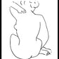 Nude Figure Sketch by Henri Matisse