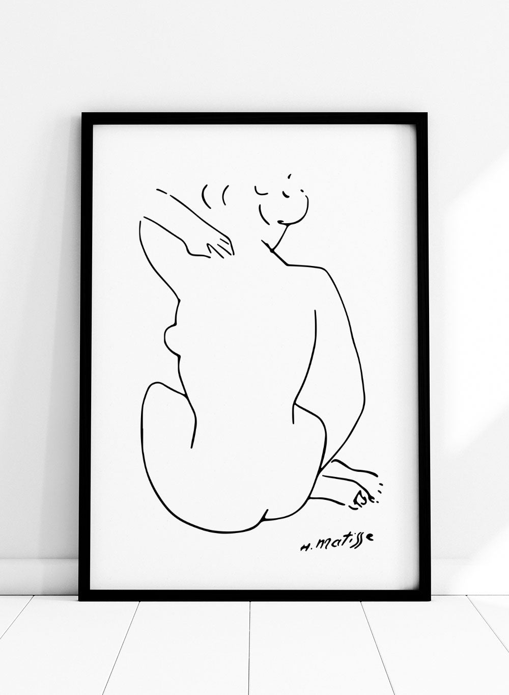 Nude Figure Sketch by Henri Matisse