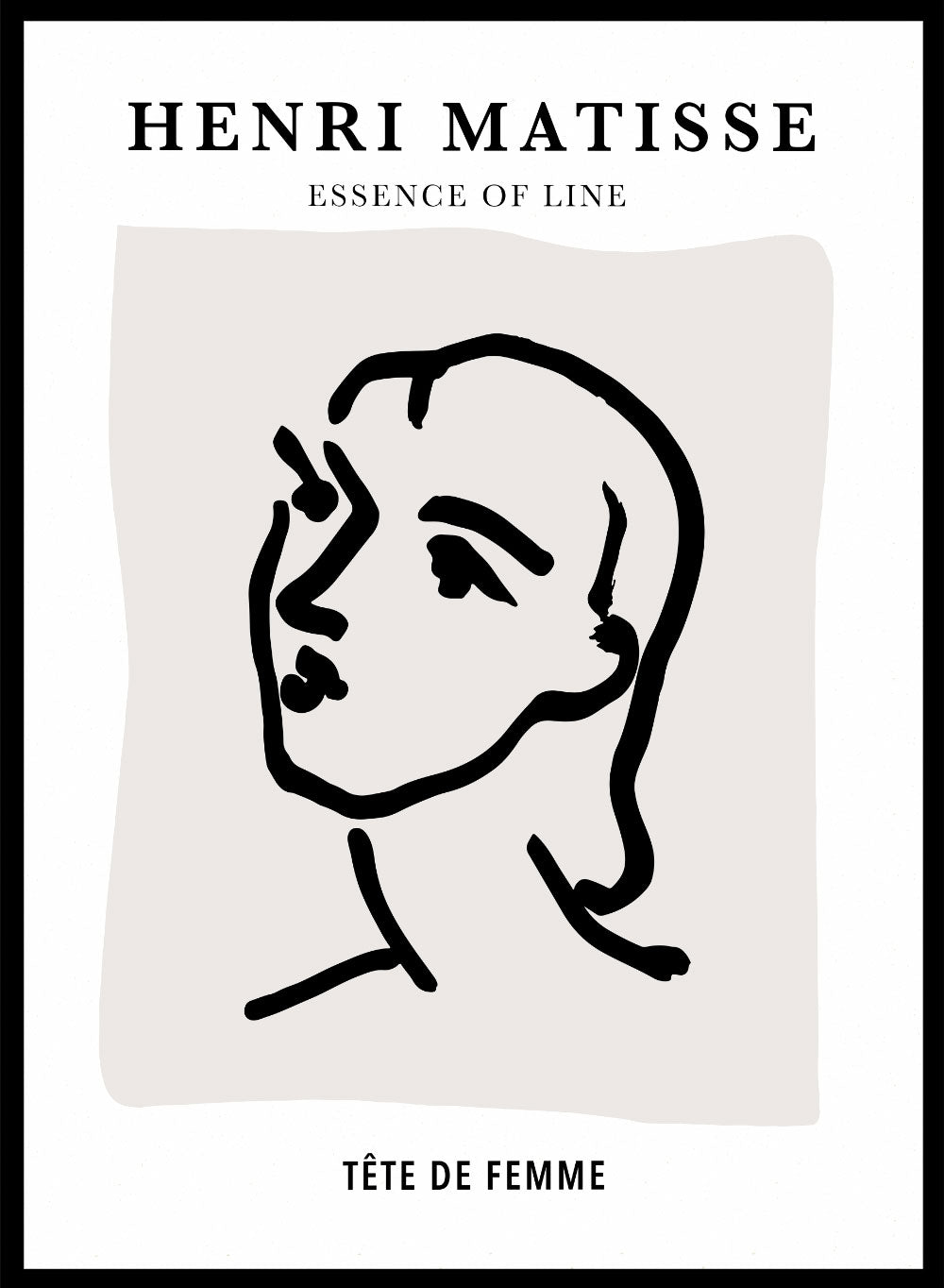Sketch of Woman by Henri Matisse Print
