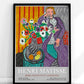 Purple Robe and Anemones 1937 by Henri Matisse (Exhibition Poster)