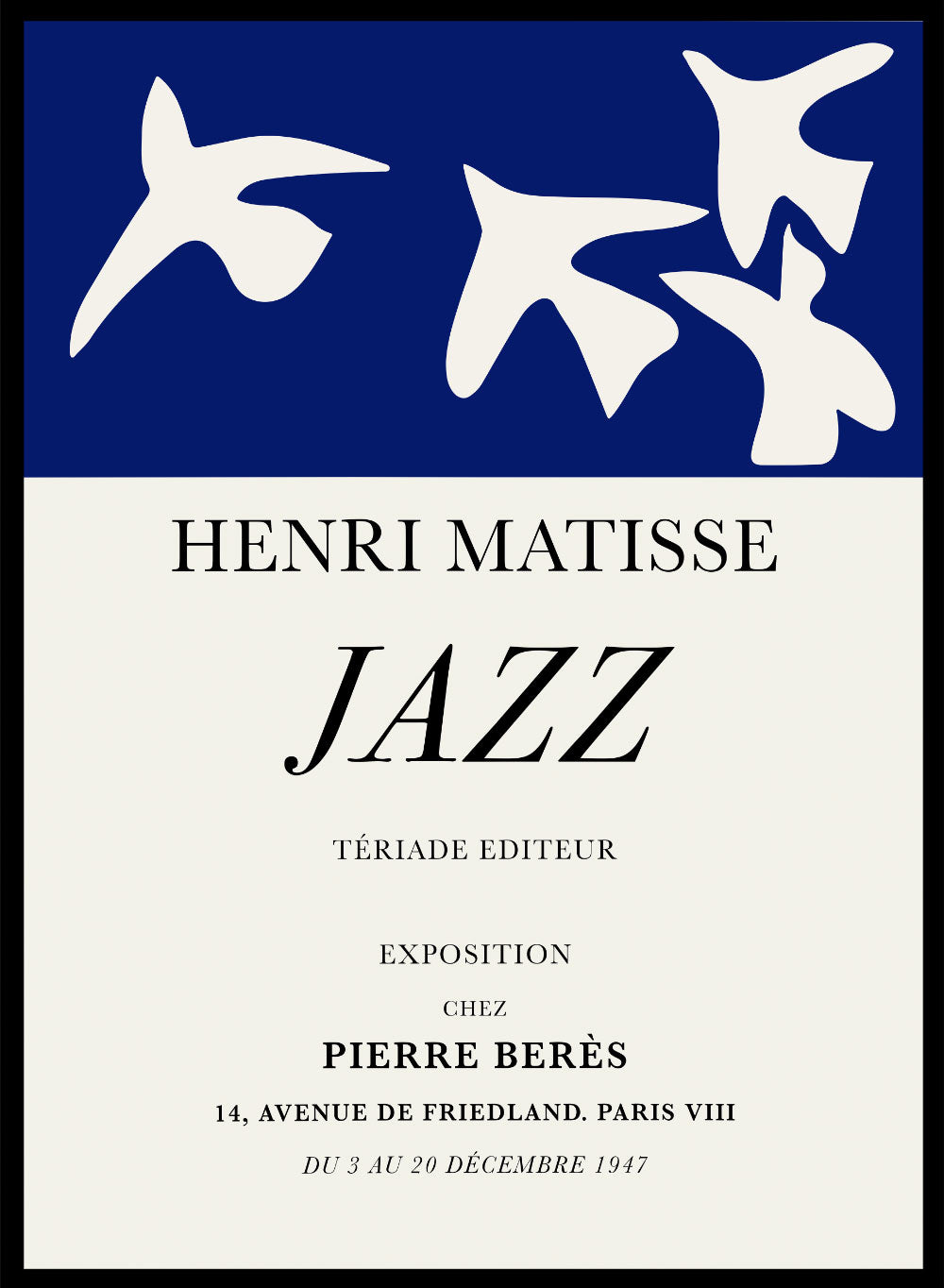 Les Oiseaux 1947 by Henri Matisse Print