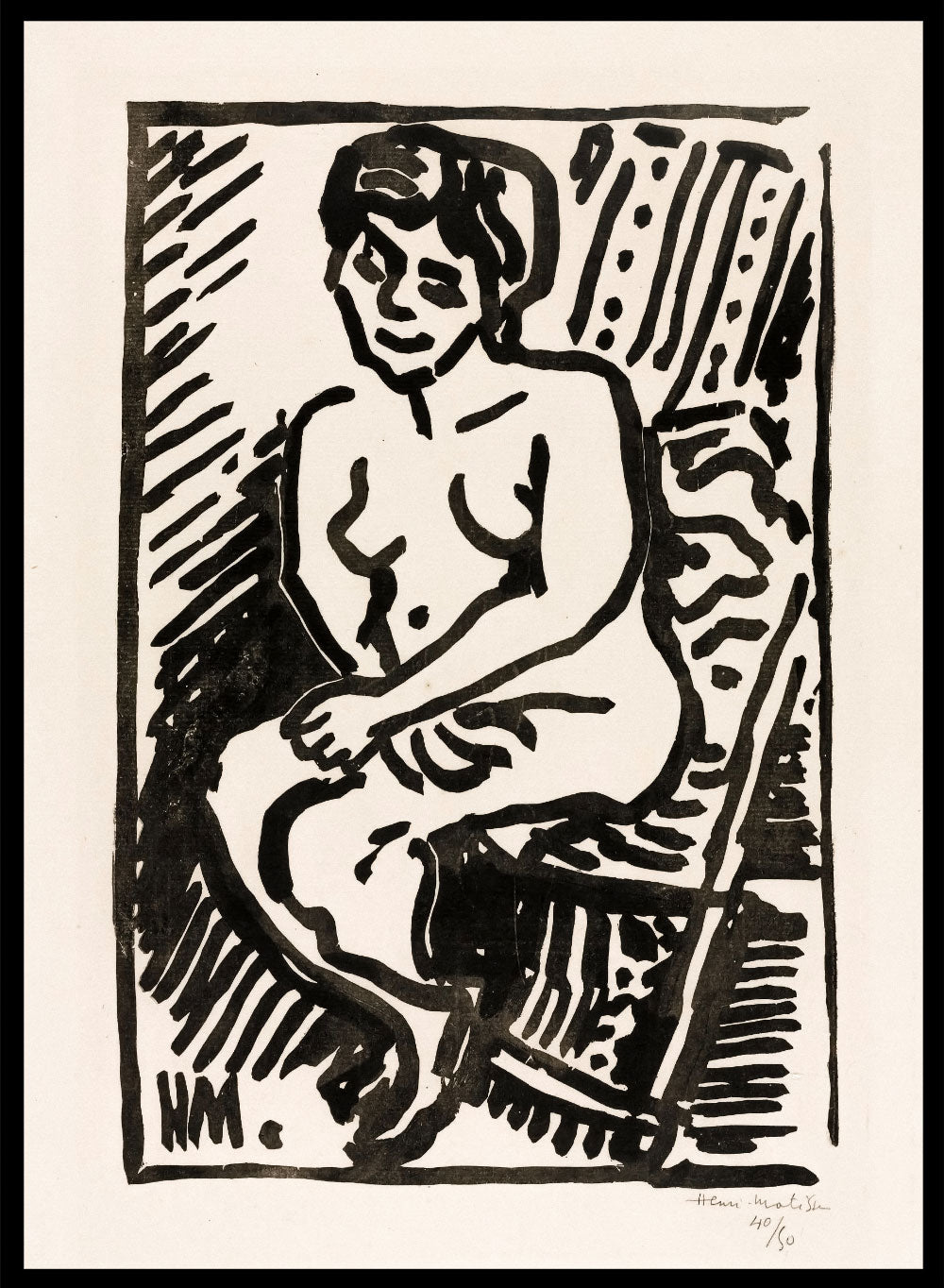 Small Light Woodcut 1906 by Henri Matisse Print