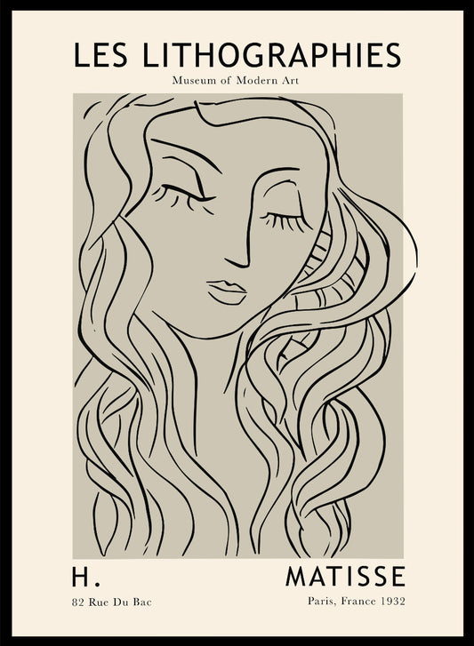 Sketch of Woman by Henri Matisse