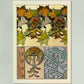 Oak Leaves by Alphonse Mucha
