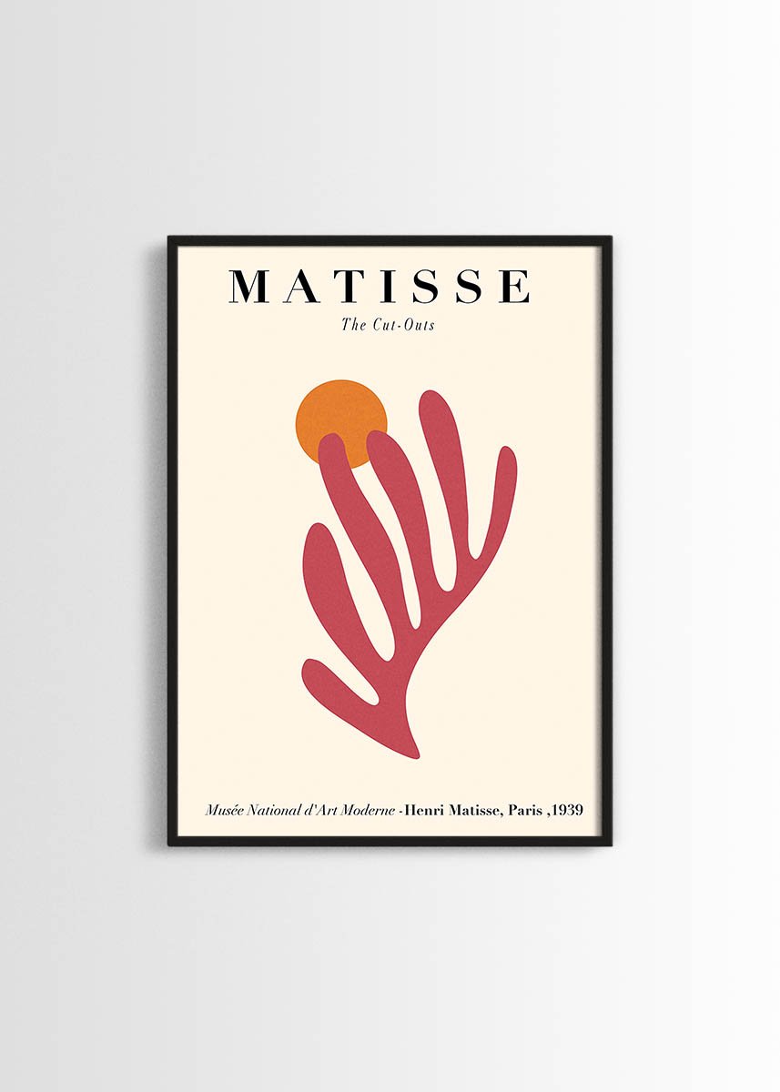 Henri Matisse, The Cut Outs Exhibition, Paris 1934 (Red Leaf)