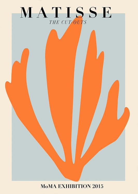Henri Matisse, The Cut Outs Exhibition, MoMA, New York 2015 (Orange & Blue)