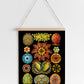 Ernst Haeckel Wall Art - Colourful Corals Embryology by Ernst Haeckel Poster