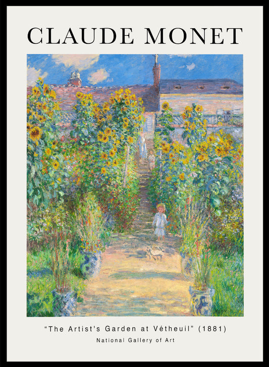The Artist's Garden at Vétheuil 1881 by Monet Print