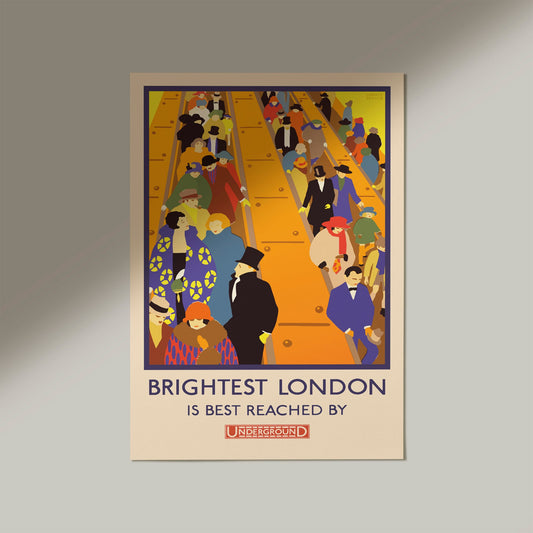 Brightest London is best reached by Underground