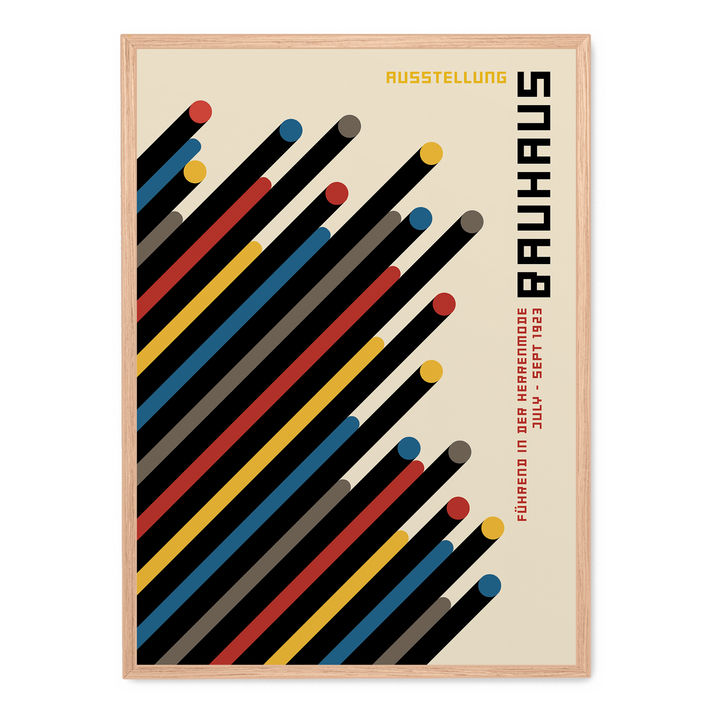 Bauhaus Lines With Dots