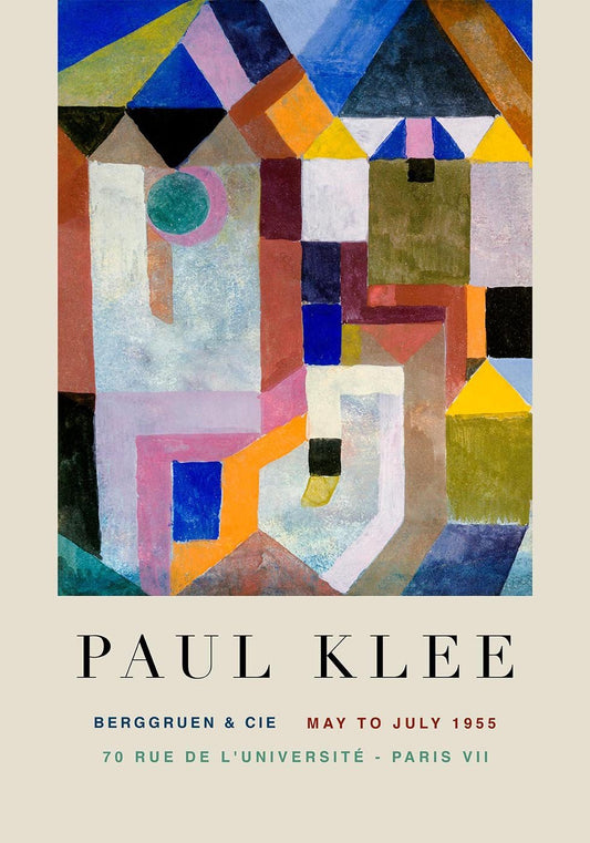 Kandinsky & Klee Art Exhibition Set of 2