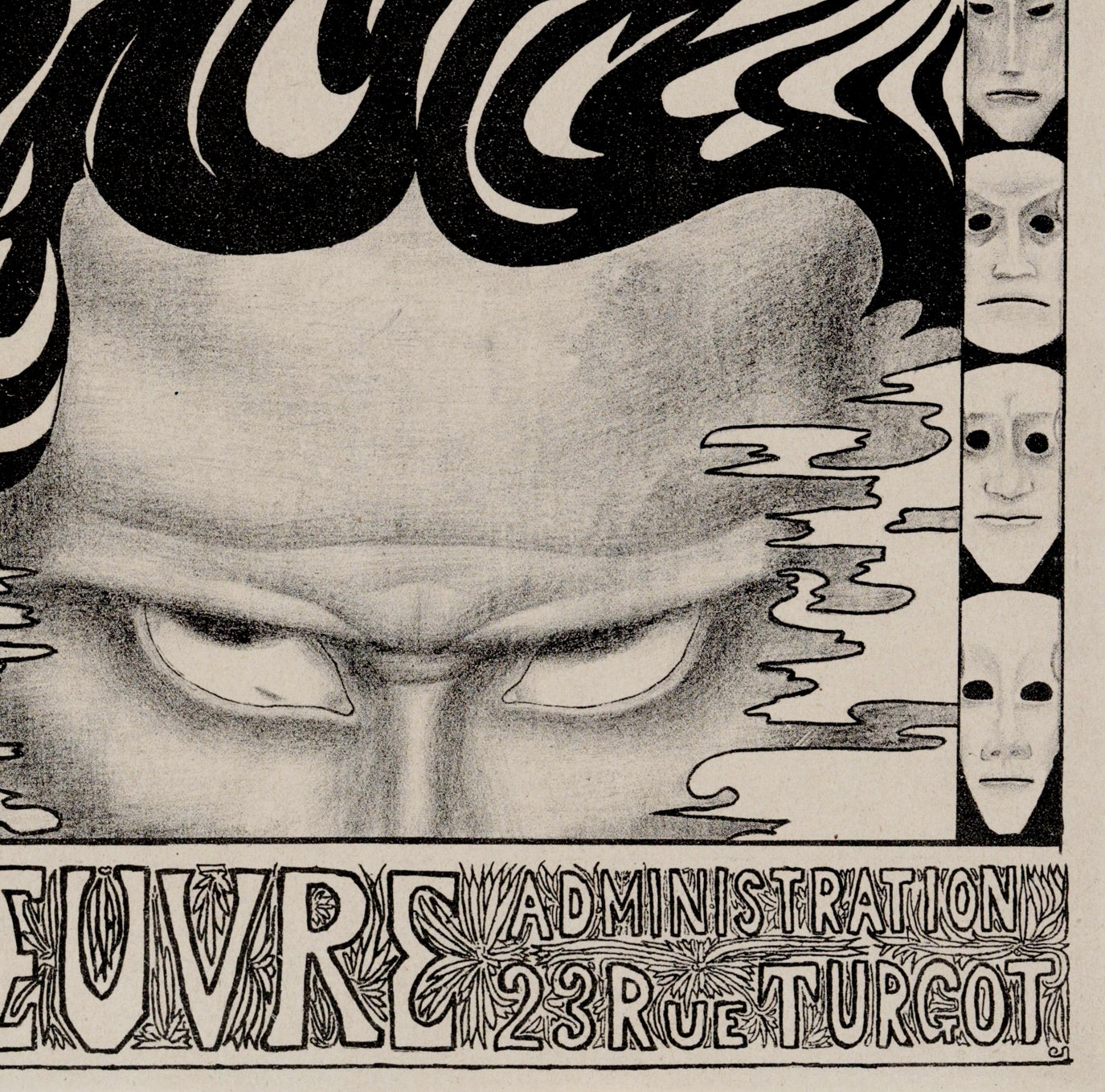 Vénise Sauvée Vintage Theater Program Reproduction Poster by Jan Toorop
