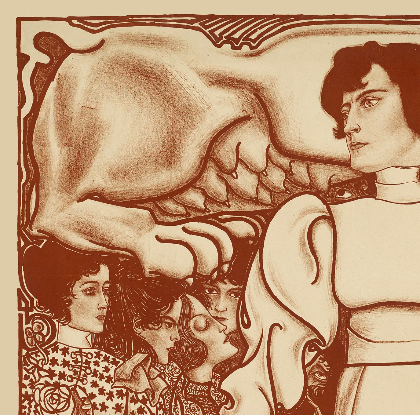 Labor for the Women Vintage Poster by Jan Toorop