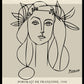 Portrait of Francoise Gilot I Pablo Picasso Exhibition Poster