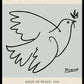 Dove of Peace by Pablo Picasso, Exhibition Poster Print, Blue