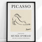The Feline Line Drawing by Pablo Picasso Print