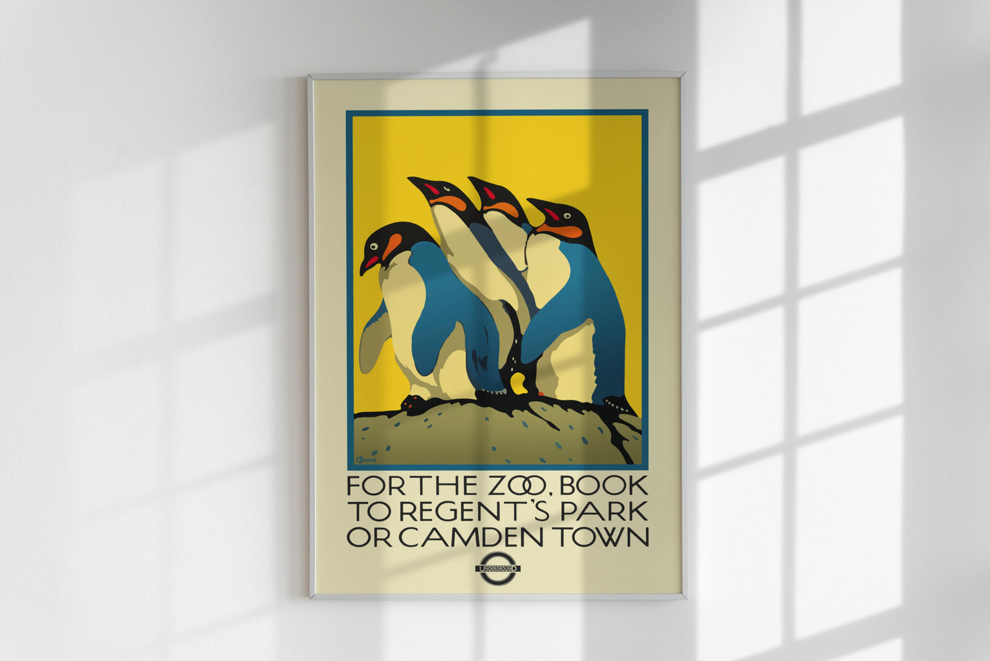 London Underground Regent's Park Zoo Print