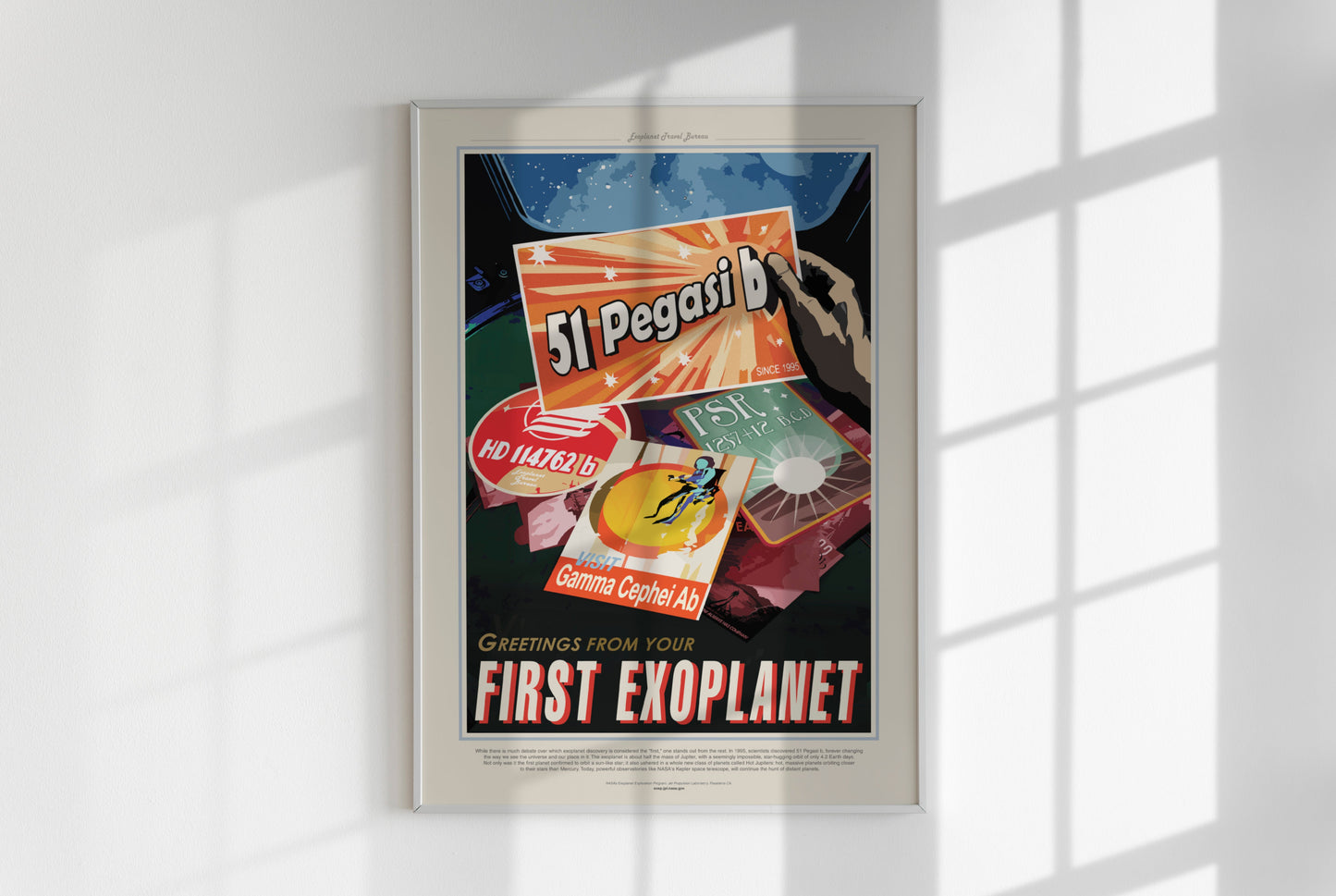 NASA Travel Poster - 51 Pegasi b
