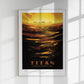 NASA Travel Poster - Titan