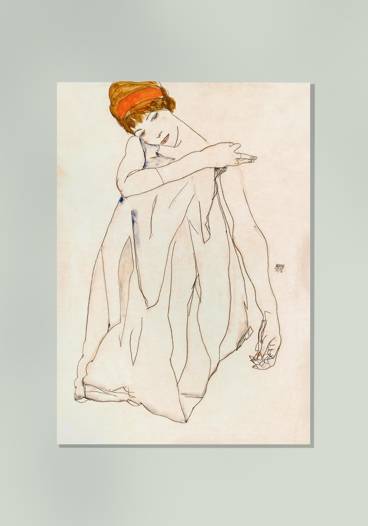 The Dancer (Die Tänzerin), 1913 by Egon Schiele