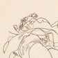 Reclining Woman with Raised Skirt by Egon Schiele