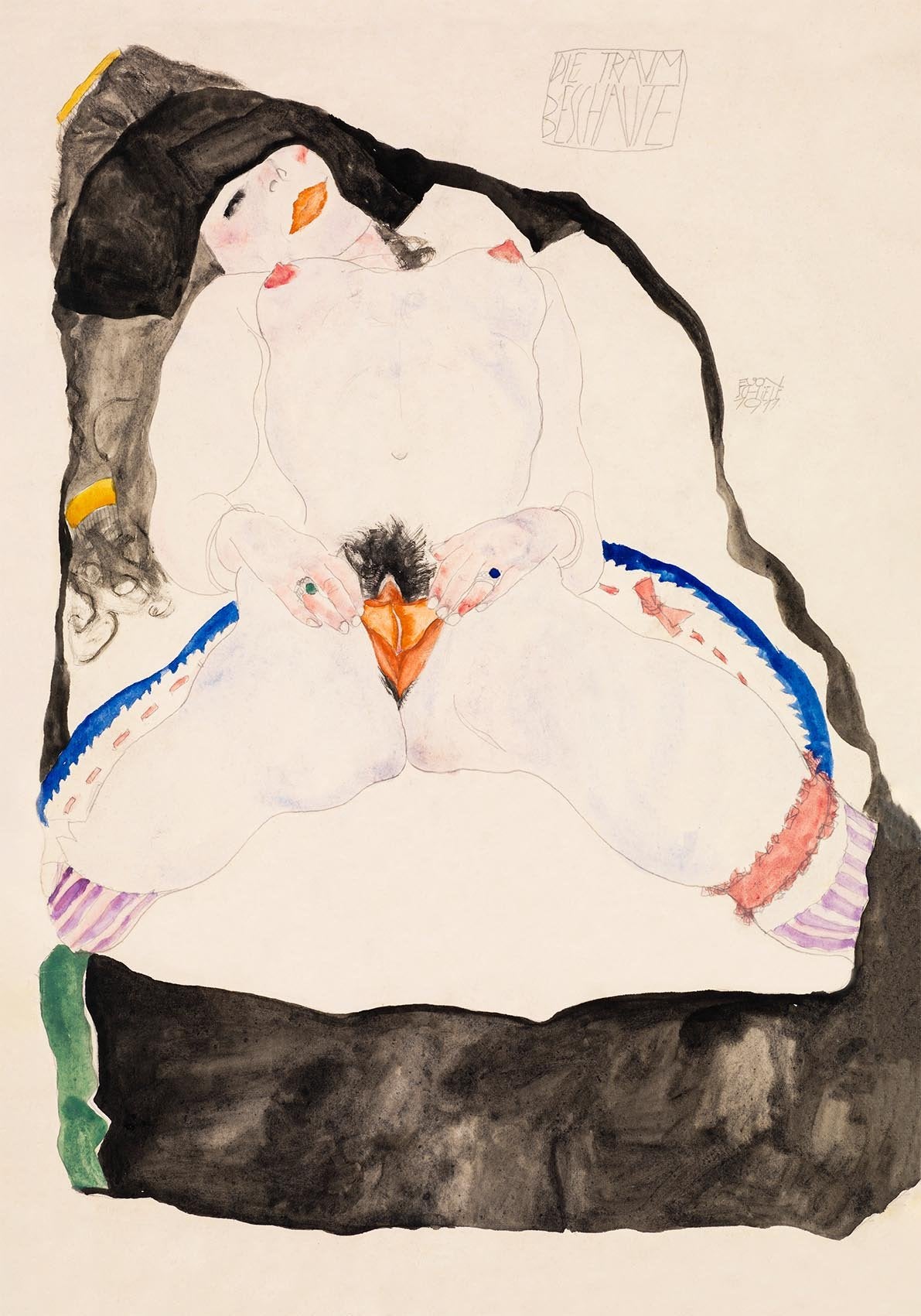 Observed in a Dream by Egon Schiele