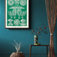 Ernst Haeckel Wall Art - Discomedusae Green Jellyfish by Ernst Haeckel Poster with borders