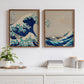The Great Wave Hokusai Diptych (set of 2 prints)