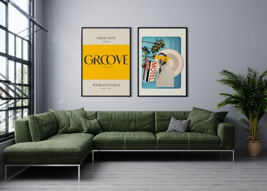 Groove Motel Set of 2 Art Prints