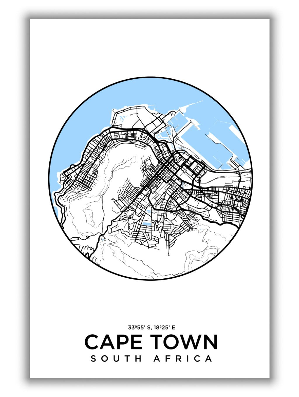 Map of Cape Town