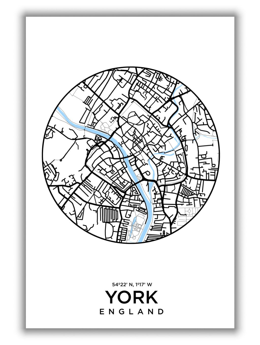 Map of York