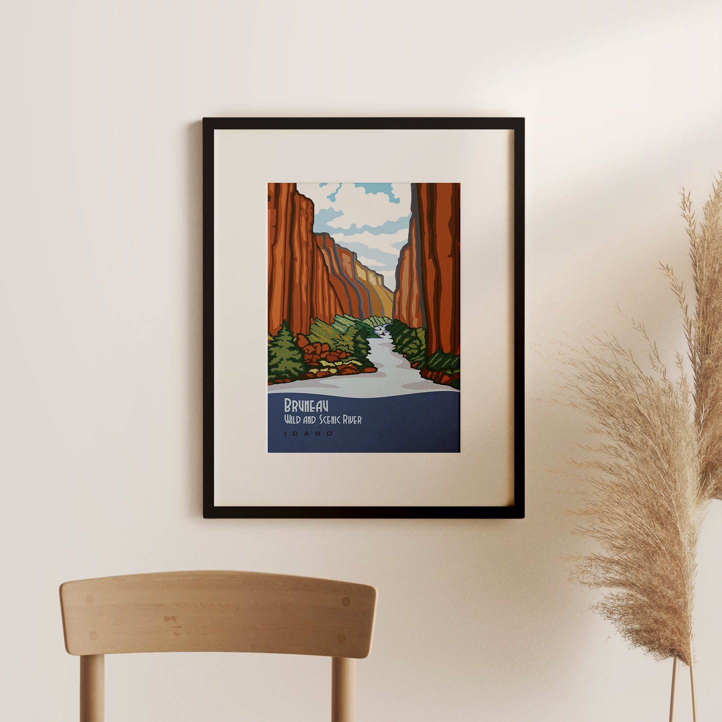 Bruneau Wild and Scenic River, Idaho - National Monuments Print