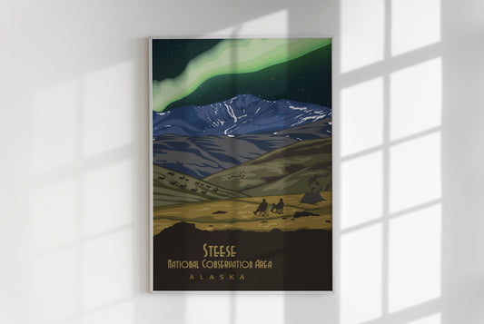 Steese National Conservation Area, Alaska  - National Monuments Print