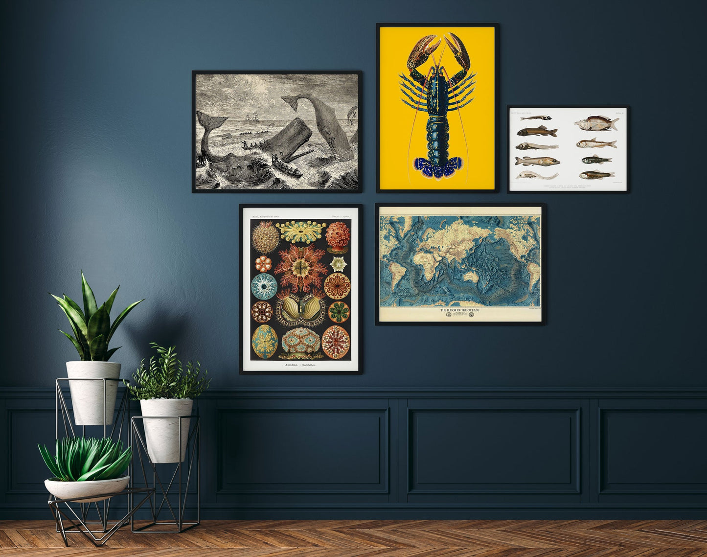The Ocean Gallery Wall Set of 5 Posters