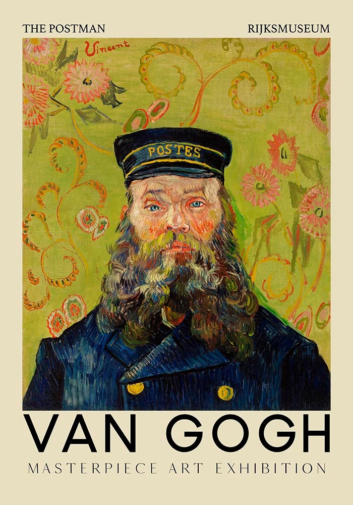The Postman Art Poster by Van Gogh