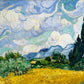 Wheat Field with Cypresses by Van Gogh