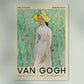 Girl in White Art Poster by Van Gogh