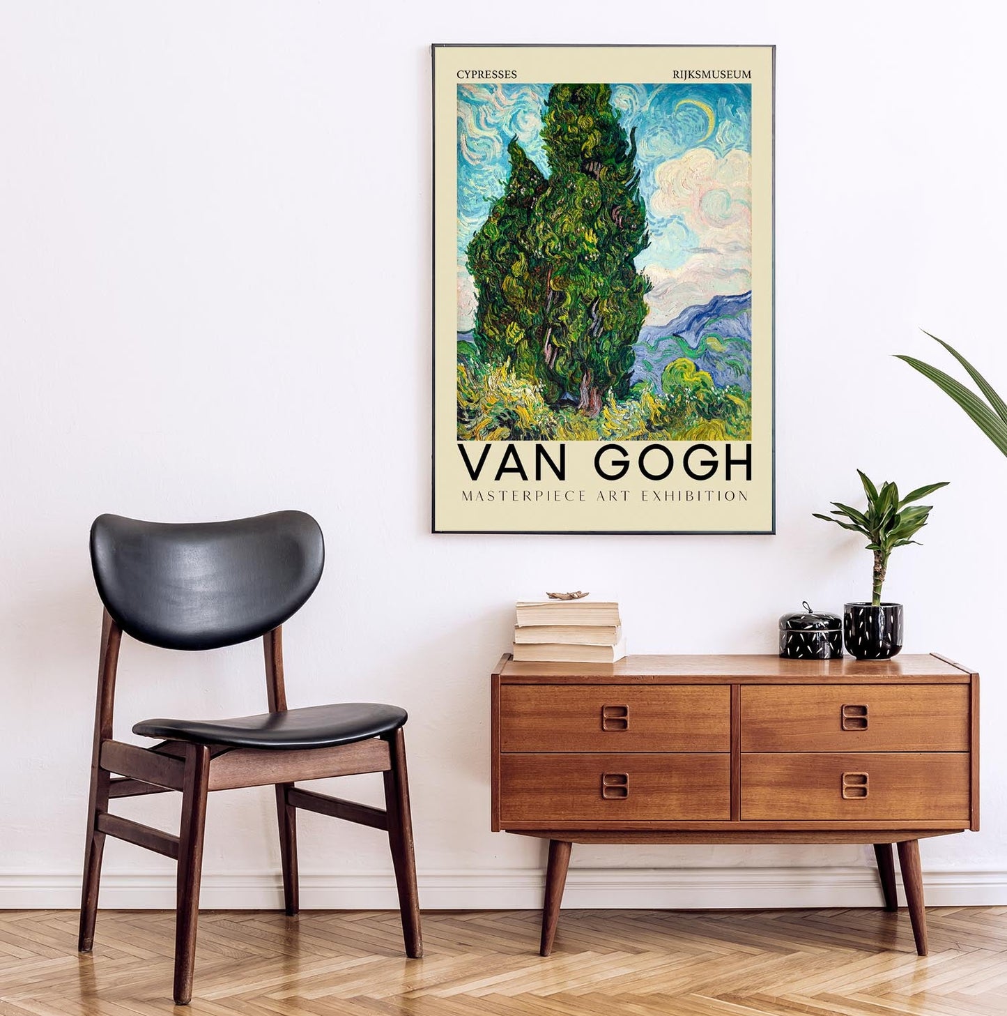 Cypresses by Vincent Van Gogh