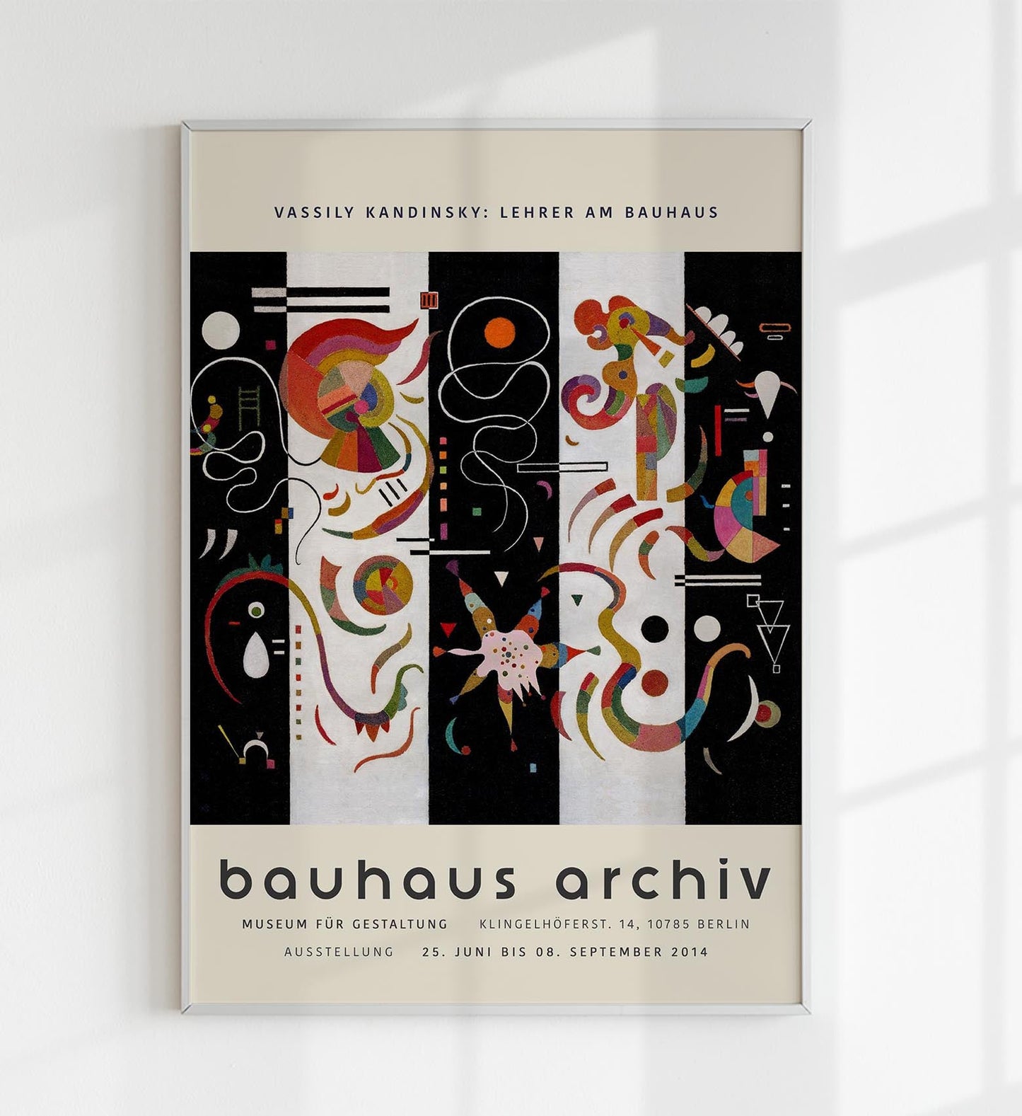 Striped by Wassily Kandinsky Exhibition Poster