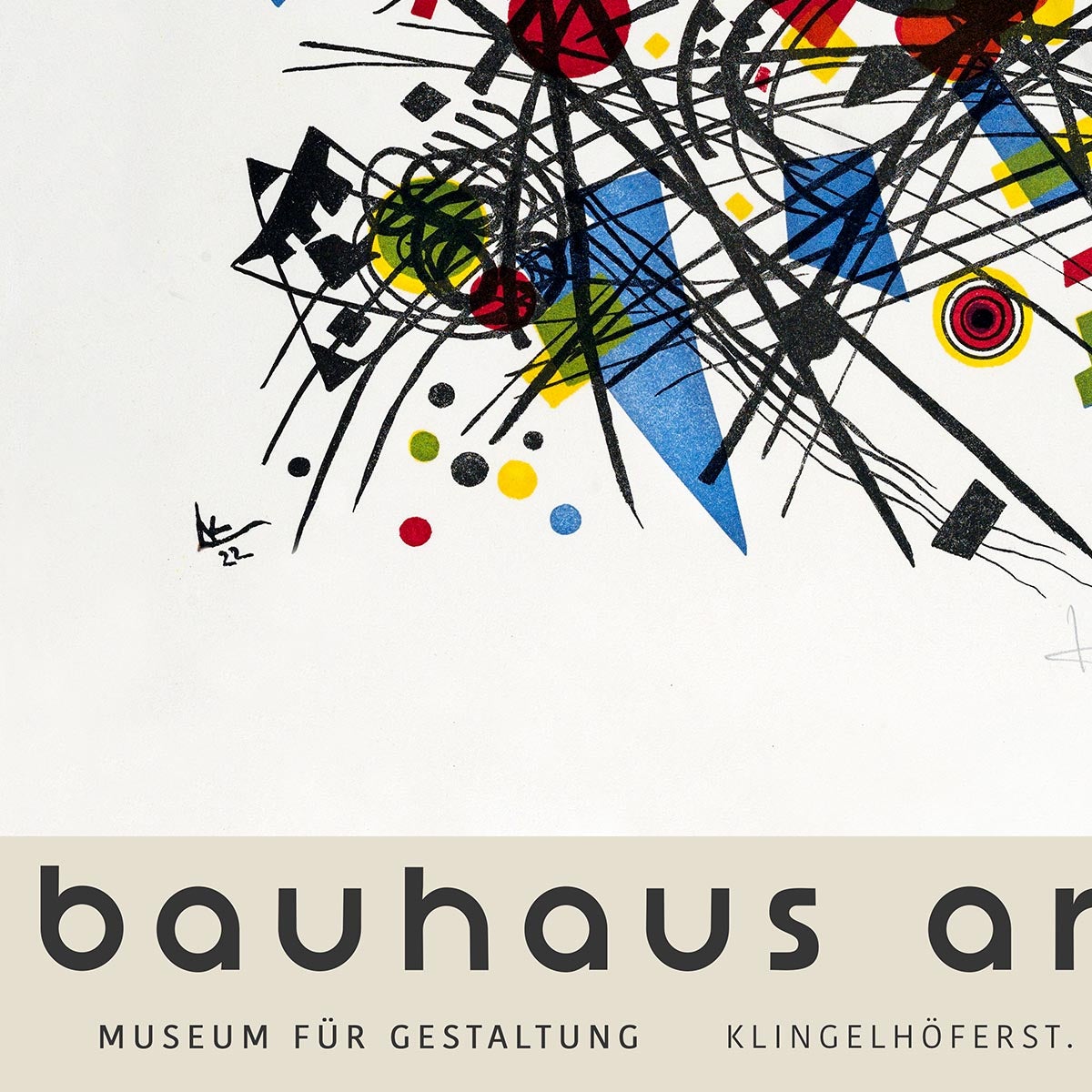 Wassily Kandinsky German Exhibition Poster (Berlin, 2014)