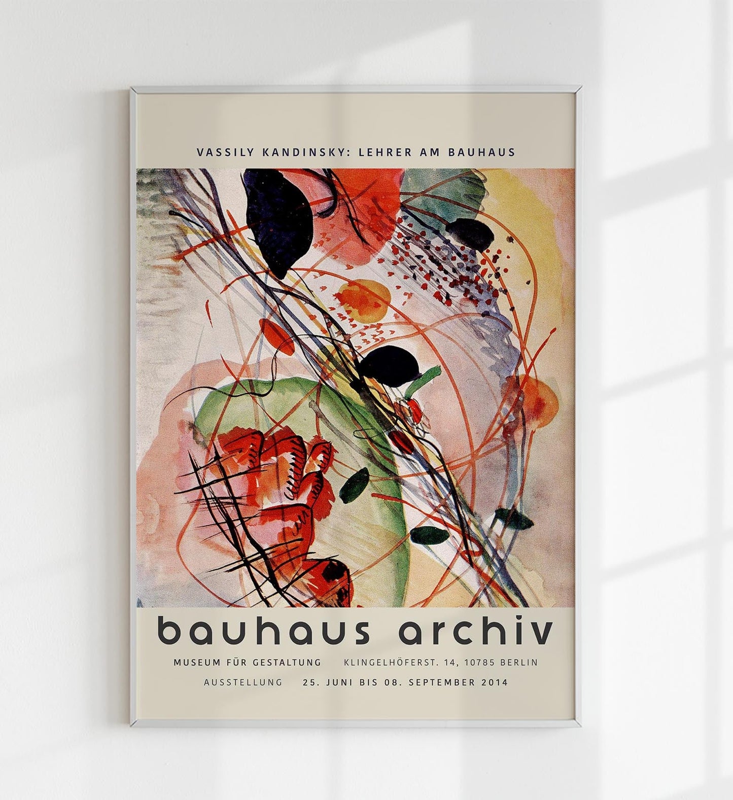 Aquarell Print by Wassily Kandinsky Exhibition Poster
