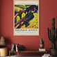 Houses at Murnau by Wassily Kandinsky Exhibition Poster